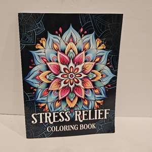 lot 2566 image: Stress Relief Coloring Book