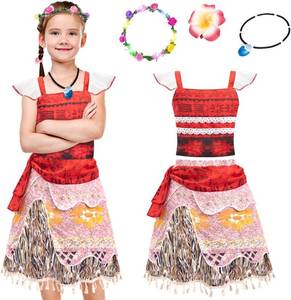 lot 2649 image: Meland Princess Dress Up for Girls, Dress Up Clothes with Light Up Flower Crown, Halloween Costumes for Girls Toddlers Small