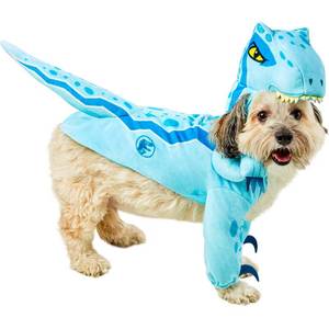 lot 2661 image: Rubies Costumes Jurassic World Blue Velociraptor Pet Costume Large