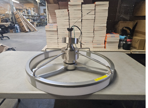 lot 500 image: Artika Edwin 23 LED Chandelier Ceiling Fan