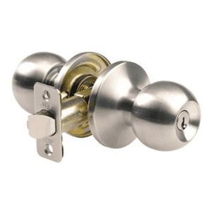 lot 10500 image: Ace Ball Entry Lockset Satin Stainless Steel Grade 3
