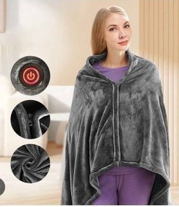 lot 10508 image: USB Electric Heated Shawl Blanket Wrap