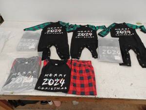 lot 10535 image: Merry 2024 Christmas Pajamas Lot