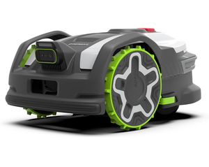 lot 1 image: Greenworks C30Z Wire-Free Robotic Lawn Mower, up to 34 Acre, RTKVision Navigation, 24-Degree Slope Climbing, Smart Obstacle Avoidance, App Control with Electric Height Adjustment - Retail $1,599