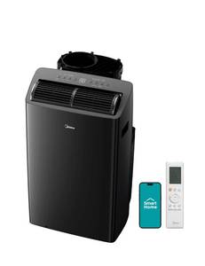 lot 35 image: Midea Duo 14,000 BTU Portable Air Conditioner, Inverter Ultra Quiet - Retail $590
