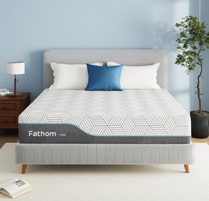 lot 58 image: FATHOM Firm King Mattress 12 Inch Memory Foam Mattress King Size Bed in a Box for Back Pain Relief and Cool Sleep with Gel Foam and Removeable Fiberglass Free Cover, CertiPUR-US Certified - Retail $399