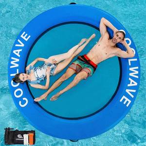 $159 COOLWAVE Inflatable Water Hammock, Round Floating Dock for Adults