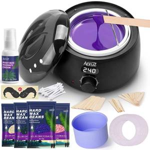 lot 4018 image: Anruz Waxing Kit for Women & Men, Digital Wax Pot Warmer