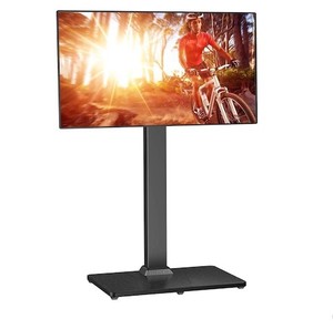 lot 4021 image: Perlegear Floor TV Stand with Mount for 32-70 inch TVs up to 88lbs