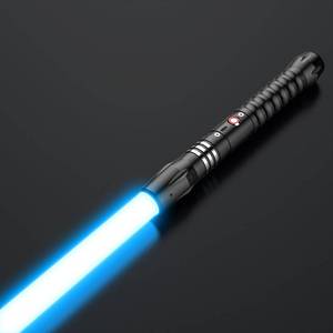 lot 4045 image: Pro Lightsaber 40in Dueling USB Rechargeable Metal Hilt, 24 Colors