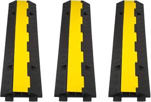 lot 4080 image: $77 CXRCY Cable Ramp 3 Pack, 2-Channel, 11000lbs Axle Capacity
