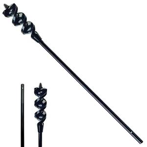 lot 4087 image: DECKRKAT 54 Flexible Installer Drill Bit - 1-14 Auger