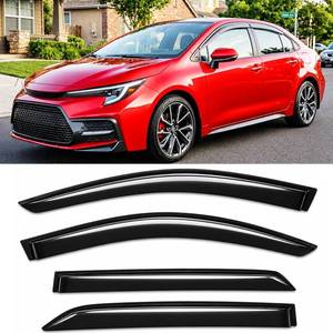 lot 4097 image: $47 Tape-On Rain Guards for Toyota Corolla Window Visors 2019-2026