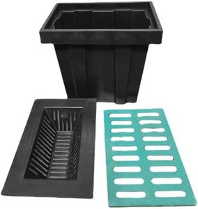 lot 4100 image: $170 Drainage Catch Basin with Debris Basket & Fiber Grate (26x18x16)