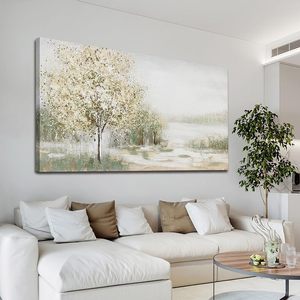 lot 4147 image: $83 Green Nature Wall Art - Canvas Print, 24x48 inch, Room Decor