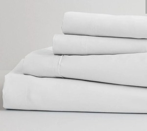 lot 4153 image: Bobby Berk 100% Cotton 400tc Sheet Set, Queen