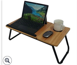 lot 4165 image: WFH Essentials Tilting Laptop Stand 2.0 with Cupholder