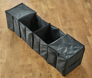 lot 4183 image: Garage21 4-Part Car Organizer Organizer in Black