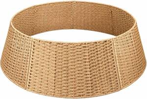 lot 4203 image: Christmas Tree Collar, 36-Inch Tree Skirt Collar, Paper Rope Decor