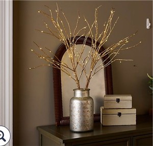lot 4262 image: Bethlehem Lights Set of 2 Illuminated 36 Branches
