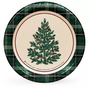 lot 4270 image: Members Mark Holiday Dinner Paper Plates, 10 (85 ct.)