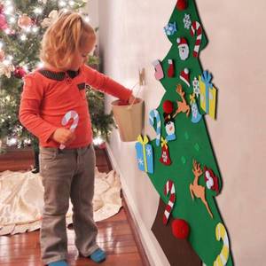 lot 4288 image: Aytai DIY Felt Christmas Tree for Toddlers