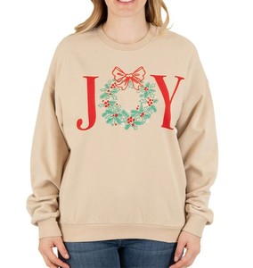 lot 4294 image: State of Mine Womens Holiday Crewneck Sweatshirt Size small
