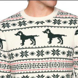 lot 4296 image: Lands End Mens Fair Isle Sweater Mens Size large