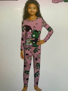 lot 4299 image: Two piece Halloween PJ set Care Bears Monsters size 4