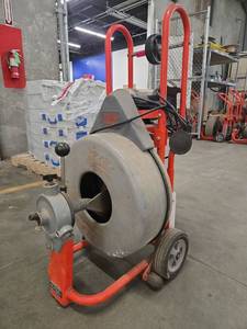 lot 5290 image: Ridgid Sectional Sewer Cleaning Machine  Model K-750