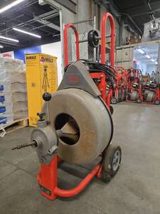 lot 5372 image: RIDGID Kollmann Portable Drain Cleaning Machine  Model K-750
