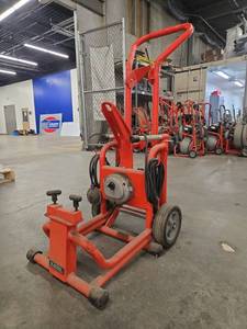 lot 5378 image: Ridgid Drain Cleaning Machine  Model K-6200