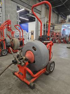 lot 5380 image: Ridgid Drain Cleaning Machine  Model K-6200