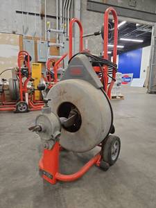 lot 5382 image: Ridgid Drain Cleaning Machine  Model K-750