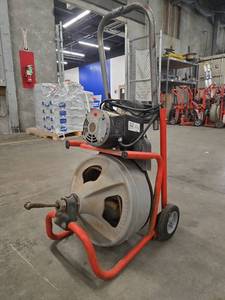 lot 5391 image: RIDGID Drain Cleaning Machine  Model K400-12