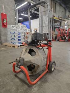 lot 5394 image: RIDGID Drain Cleaning Machine  Model K400-12