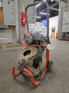 lot 5395 image: RIDGID Drain Cleaning Machine  Model K400-12