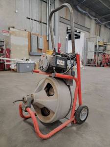 lot 5396 image: RIDGID Drain Cleaning Machine  Model K400-T2