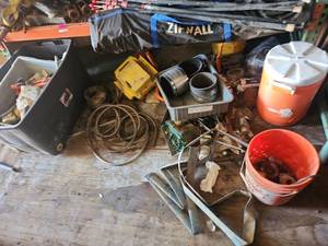 lot 21221 image: Lot of Plumbing Supplies & Fittings PVC Elbows Couplings