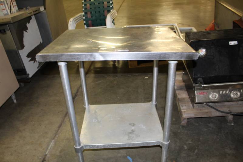 lot 1784 image: Stainless Steel Work Table