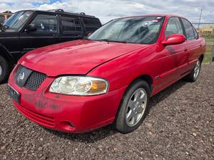 lot 7732 image: 2005 Red Nissan Sentra&nbsp