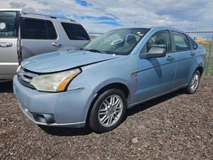lot 7744 image: 2008 Ford Focus Light Blue Sedan