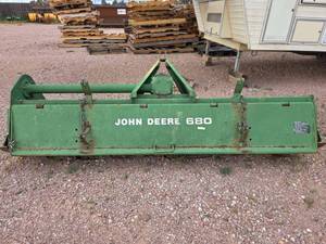 lot 7765 image: John Deere Tiller  Model 680