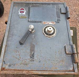 lot 7786 image: Mosler Safe Co. Fire-Rated Safe  Model No. 286343