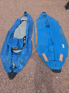 lot 7866 image: (2) Blowup Kayaks - Outlaw Kayak and Hyside Kayak