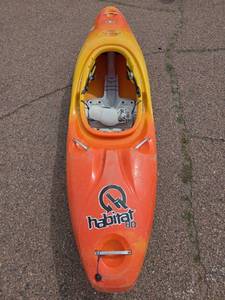 lot 7896 image: Habitat 80 Kayak Orange Yellow Single Seat