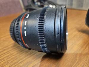 lot 9358 image: Samyang 16mm T2.2 Cine Lens EF Mount