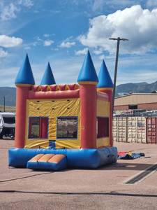 lot 7931 image: BlueRed Inflatable Bounce House Castle