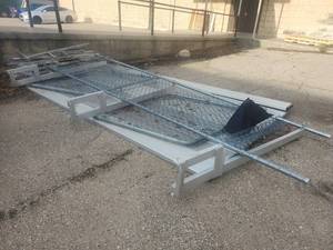 lot 506 image: Aluminum Bleacher and Fencing Set - Disassembled&nbsp