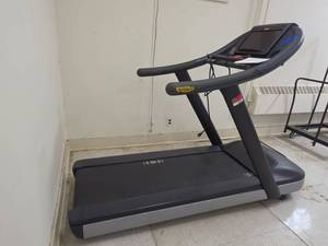 lot 1002 image: Technogym Treadmill w Console Display